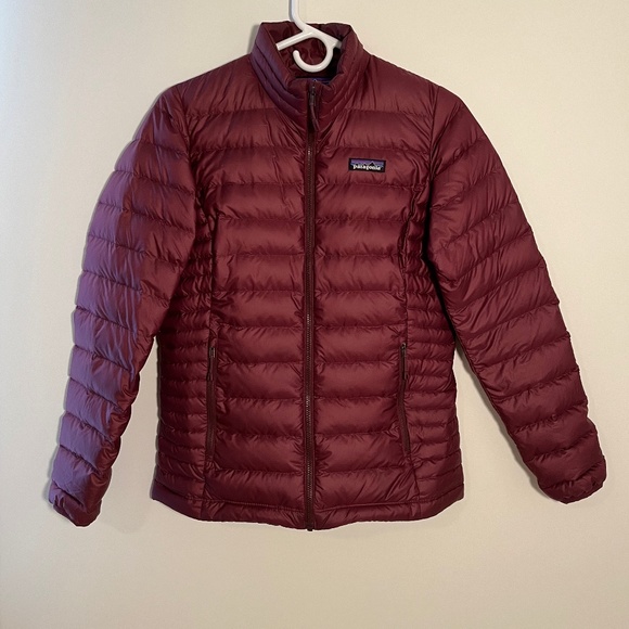 Patagonia Jackets & Blazers - Patagonia Women’s Burgundy Puffer Jacket or “Down Sweater”